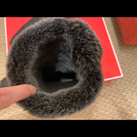 ✨SOLD ✨Coach Patsy Metallic Wash Shearling Boots - Picture 9 of 12